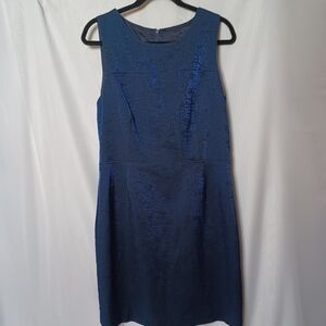 Ellen K Collection Women's Blue Shinny Fabric With Embroidery.  14